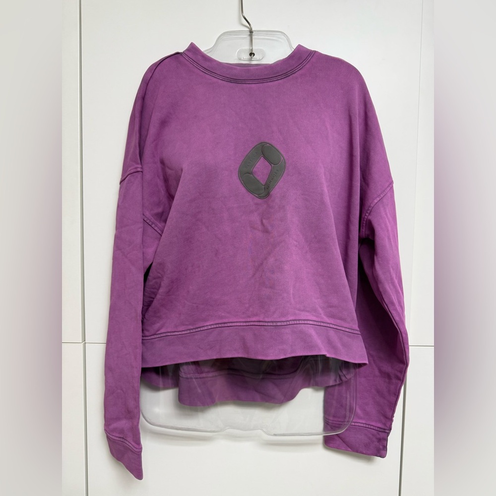 Rebecca Minkoff   Women size S Purple  Sweatshirt with Black Detail